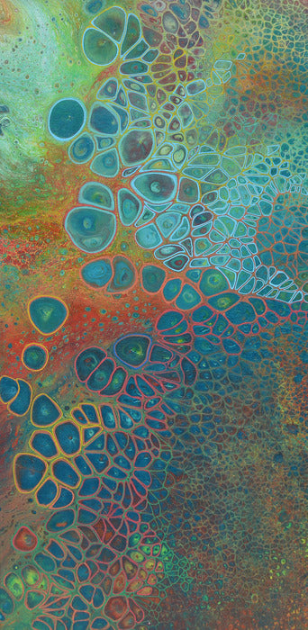 Unicorns Darkest Secret, 2026, acrylic, 12 x 24 in. / 30.48 x 60.96 cm.