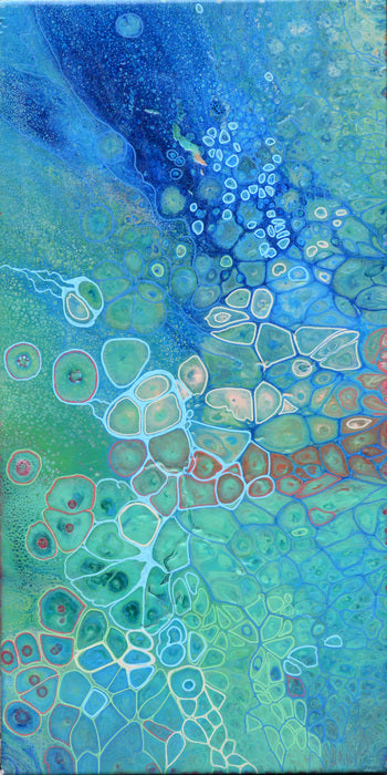 Hypnoquatic, 2026, acrylic, 12 x 24 in. / 30.48 x 60.96 cm.