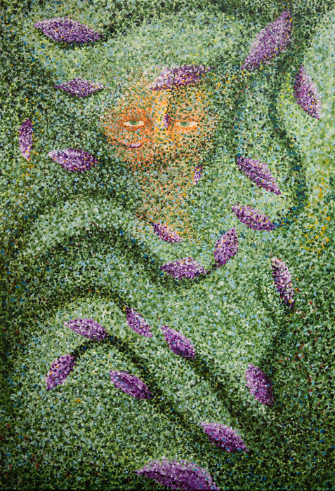 Hidden Sadness, 2026, acrylic on linen, 36 x 24 in. / 91.44 x 60.96 cm.