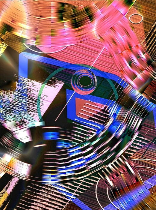 Deep Into A Memory, 2026, digital fine art print, 36 x 24 in. / 91.44 x 60.96 cm.