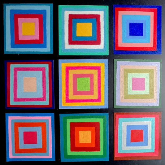 08. 06. 26., 2026, oil pastel on cotton paper, 31 x 30 in. / 78.74 x 76.2 cm.
