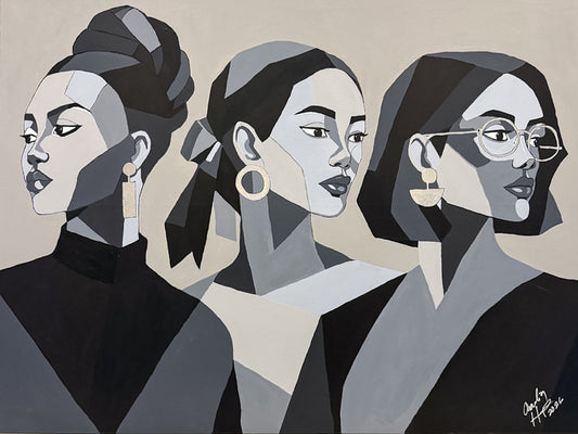 Held in Common, 2026, acrylic paint, 30 x 40 in. / 76.2 x 101.6 cm.