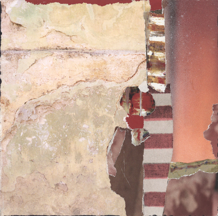 Never Green, 2026, collage, 4 x 4 in. / 10.16 x 10.16 cm.