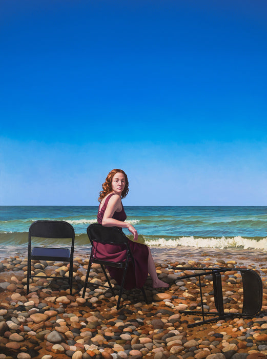 Arrival Fallacy, 2026, oil on canvas, 96 x 72 in. / 243.84 x 182.88 cm.