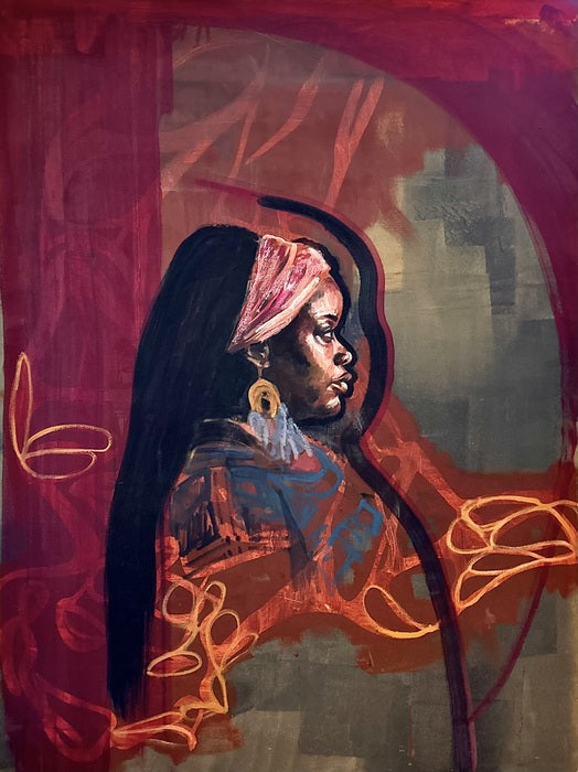 Lavonne, 2025, oil, 48 x 36 in. / 121.92 x 91.44 cm.