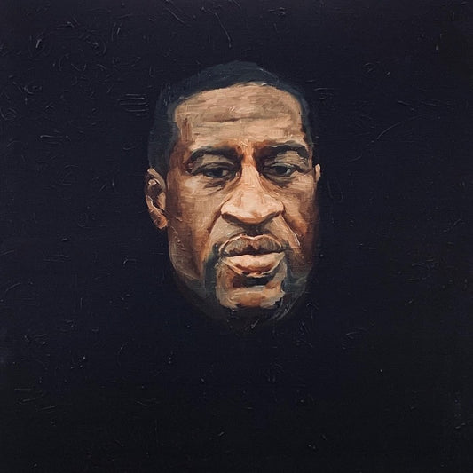 George, 2020, oil, 20 x 20 in. / 50.8 x 50.8 cm.