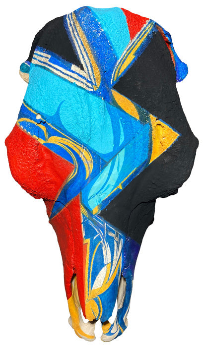 Split Infinitive, 2019, mixed media, 18.5 x 9 x 7 in. / 46.99 x 22.86 x 17.78 cm.