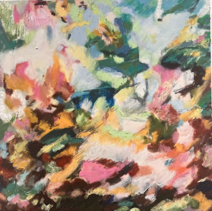 Magic Garden, 2026, mixed media, 12 x 12 in. / 30.48 x 30.48 cm.