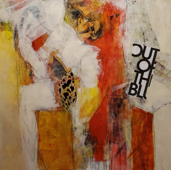 Femme Fatale, 2024, mixed media, 36 x 36 in. / 91.44 x 91.44 cm.