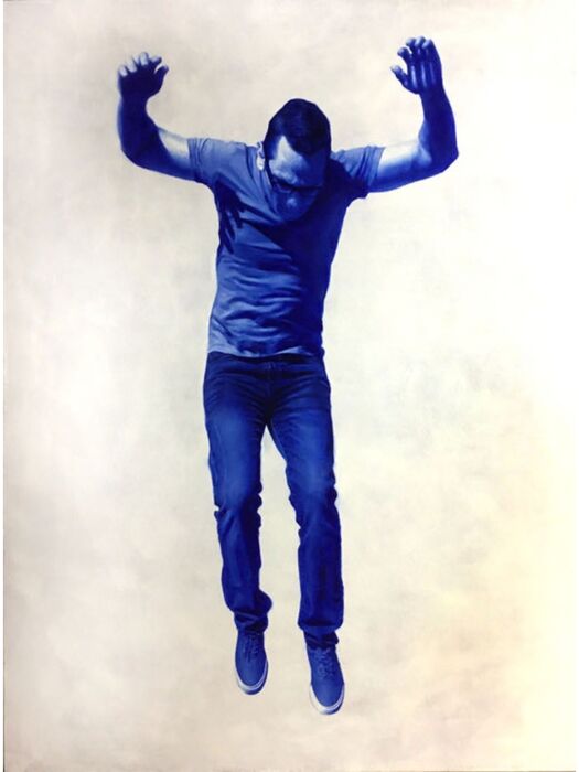 No Ground to Speak Of, 2021, oil on canvas, 40 x 30 in. / 101.6 x 76.2 cm.