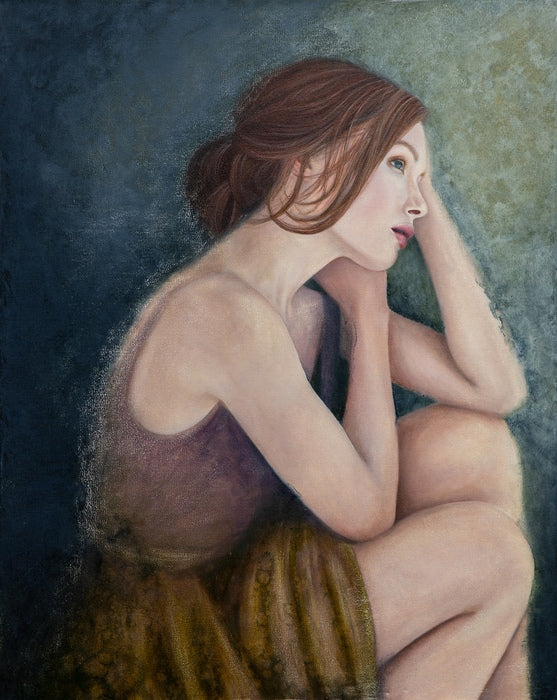 Ophelia, 2025, oil on canvas, 36 x 30 in. / 91.44 x 76.2 cm.