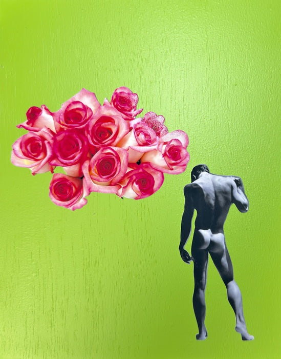 Beautiful Grief, 2026, mixed media, 8 x 10 in. / 20.32 x 25.4 cm.