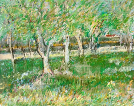 Danish Forest 4, 2026, mixed media, 16 x 20 in. / 40.64 x 50.8 cm.