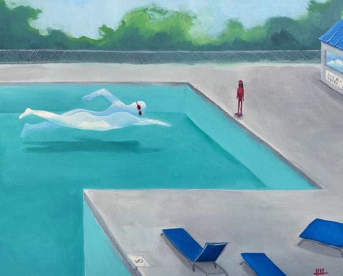 Everything Is A Test, 2026, acrylic on canvas, 12 x 16 in. / 30.48 x 40.64 cm.