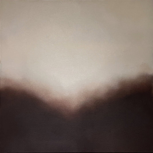 A THOUSAND MILES OF STILLNESS, 2024, oil on canvas, 24 x 24 in. / 60.96 x 60.96 cm.