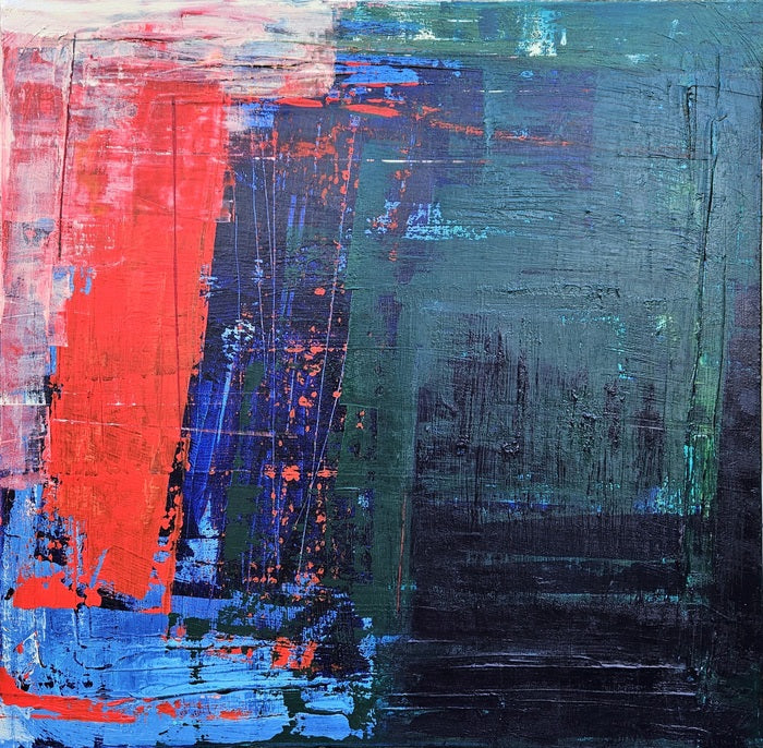 Al Alba, 2023, acrylic, 30 x 30 in. / 76.2 x 76.2 cm.