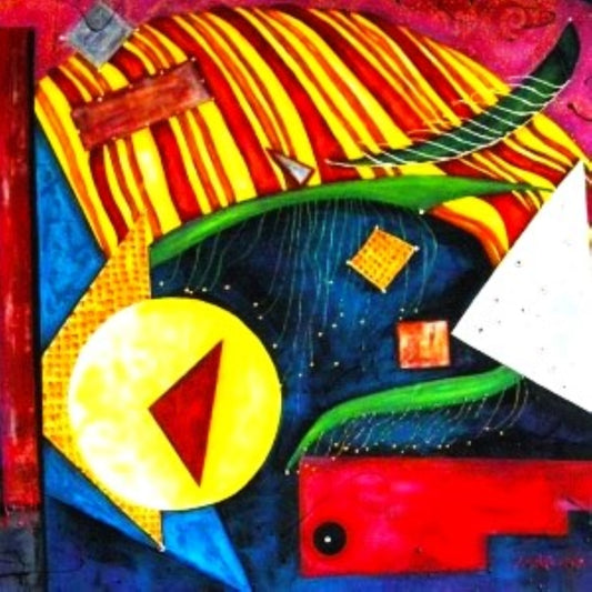 BEACH NIGHT, 2026, acrylic on canvas, 48 x 60 in. / 121.92 x 152.4 cm.