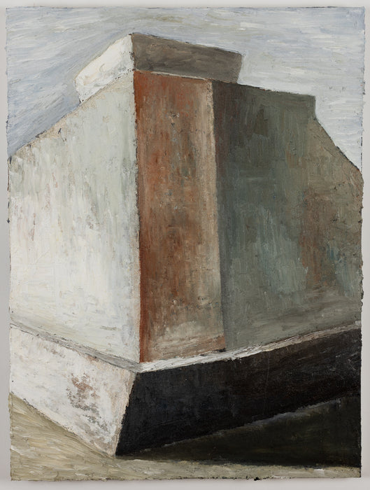 Ballcourt, 2022, oil on canvas, 40 x 30 in. / 101.6 x 76.2 cm.