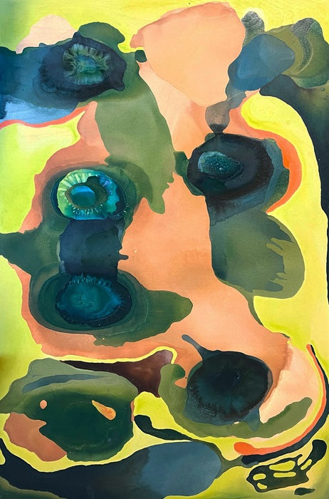 Bloom 1, 2022, mixed media, 36 x 24 in. / 91.44 x 60.96 cm.