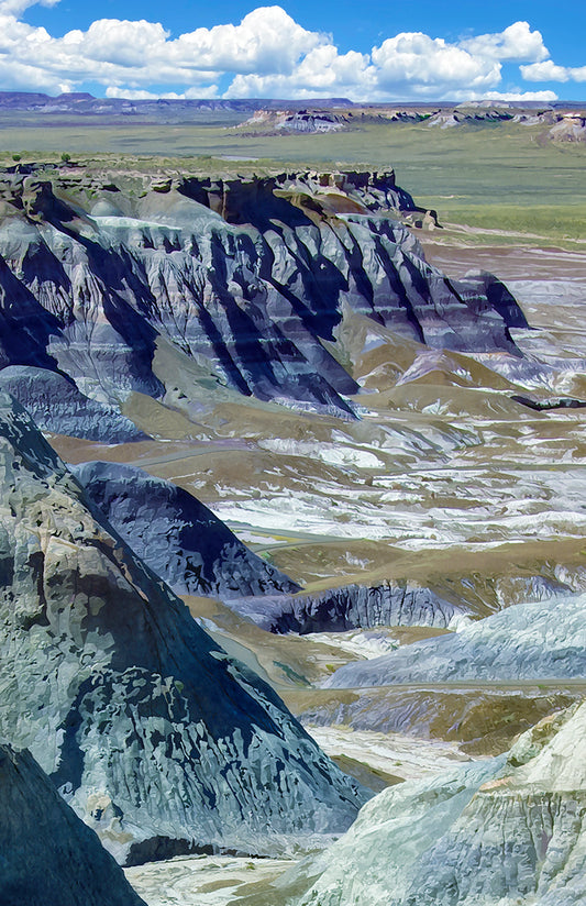 Blue Mesa Morning #2, 2024, archival print, 40 x 30 in. / 101.6 x 76.2 cm.