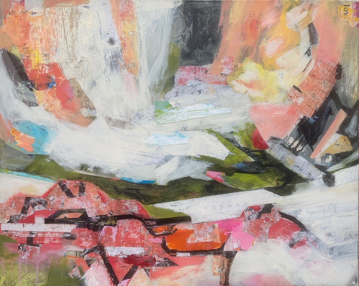 You Are Healed, 2025, mixed media, 24 x 30 in. / 60.96 x 76.2 cm.