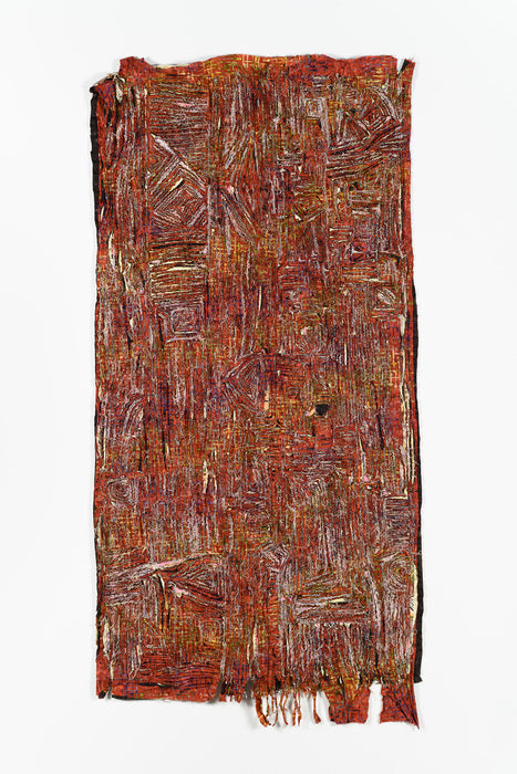 Ceremony, 2023, fabric, 84 x 44 in. / 213.36 x 111.76 cm.