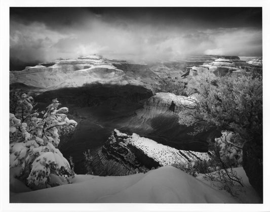 Clearing Storm, Yaki Point, 2018, fiber-based silver gelatin print, 30 x 40 in. / 76.2 x 101.6 cm.