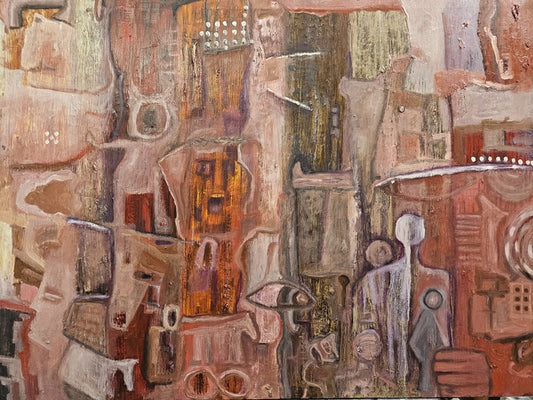 Crisis Of Identity, 2024, oil on canvas, 31 x 23 in. / 78.74 x 58.42 cm.