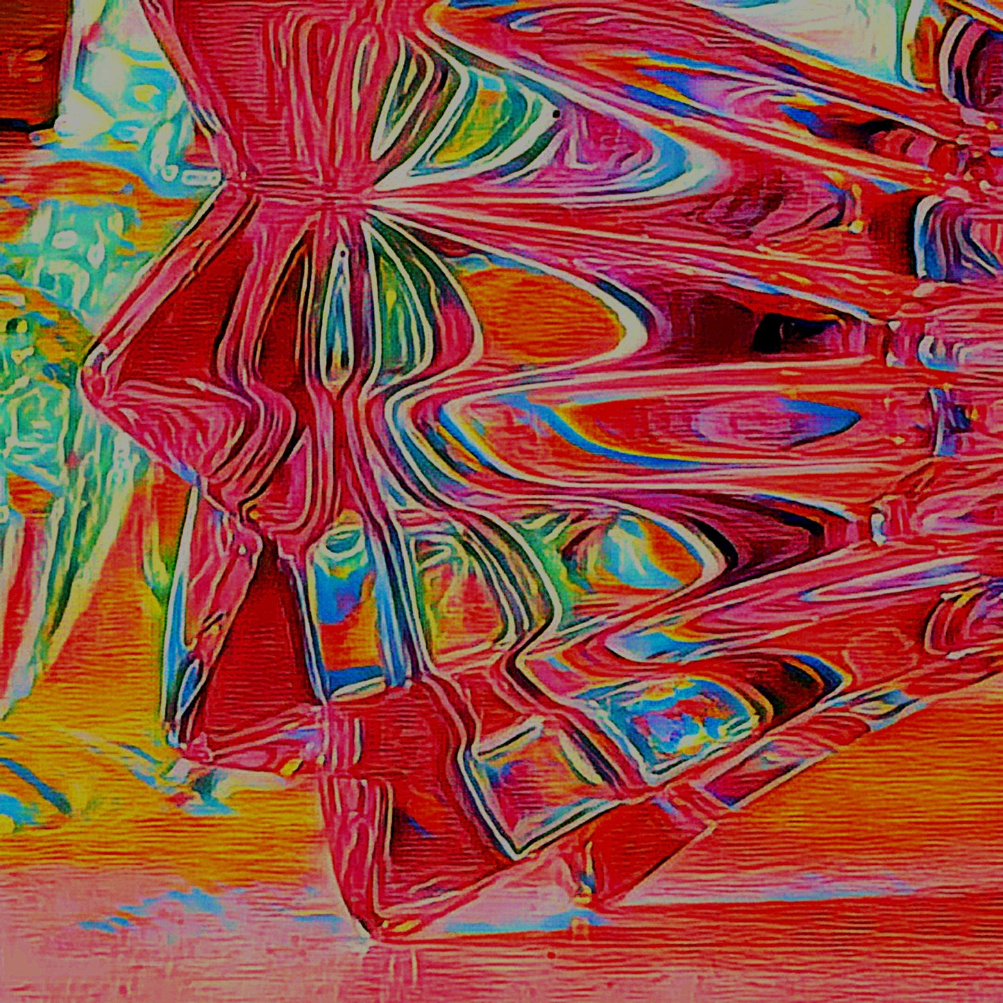 Crystaluscious Red, 2024, digital photography, 12 x 12 in. / 30.48 x 30.48 cm.