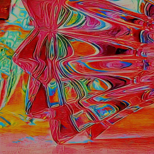 Crystaluscious Red, 2024, digital photography, 12 x 12 in. / 30.48 x 30.48 cm.