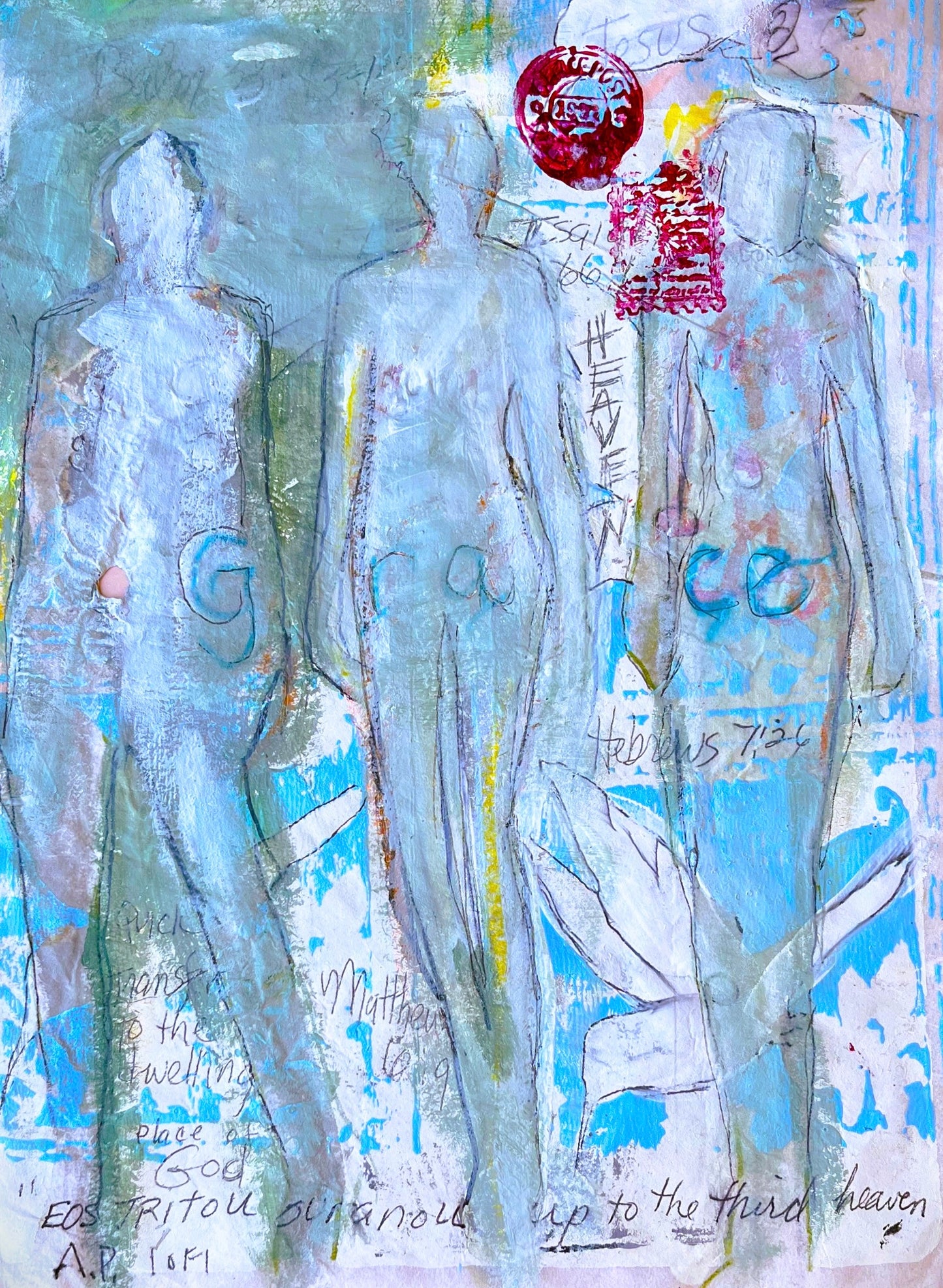 3rd Heaven (4), 2026, paper, 9 x 12 in. / 22.86 x 30.48 cm.