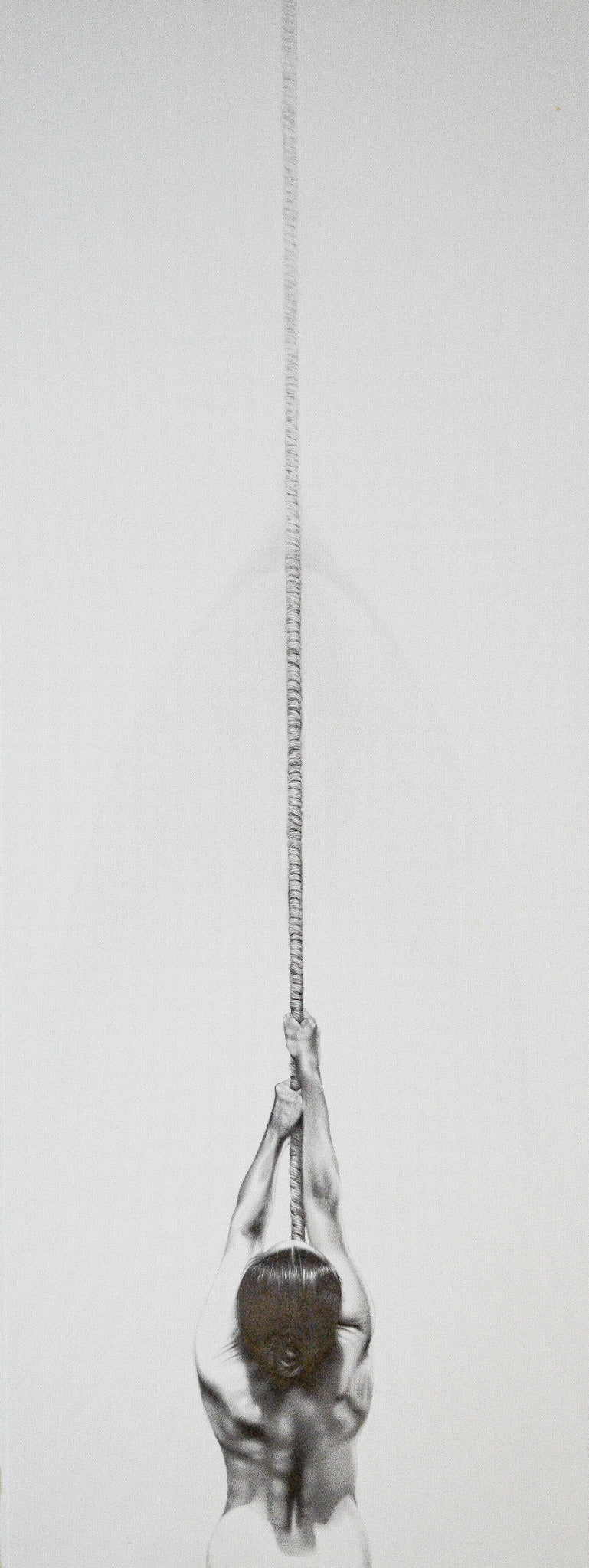 Wings, 2021, pencil on paper, 38 x 30 in. / 96.52 x 76.2 cm.