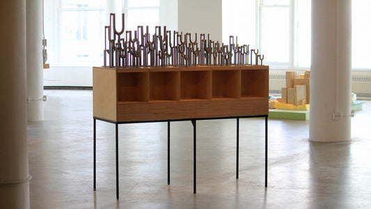 Debra Restored, 2025, mixed media, 70 x 50 x 24 in. / 177.8 x 127 x 60.96 cm.