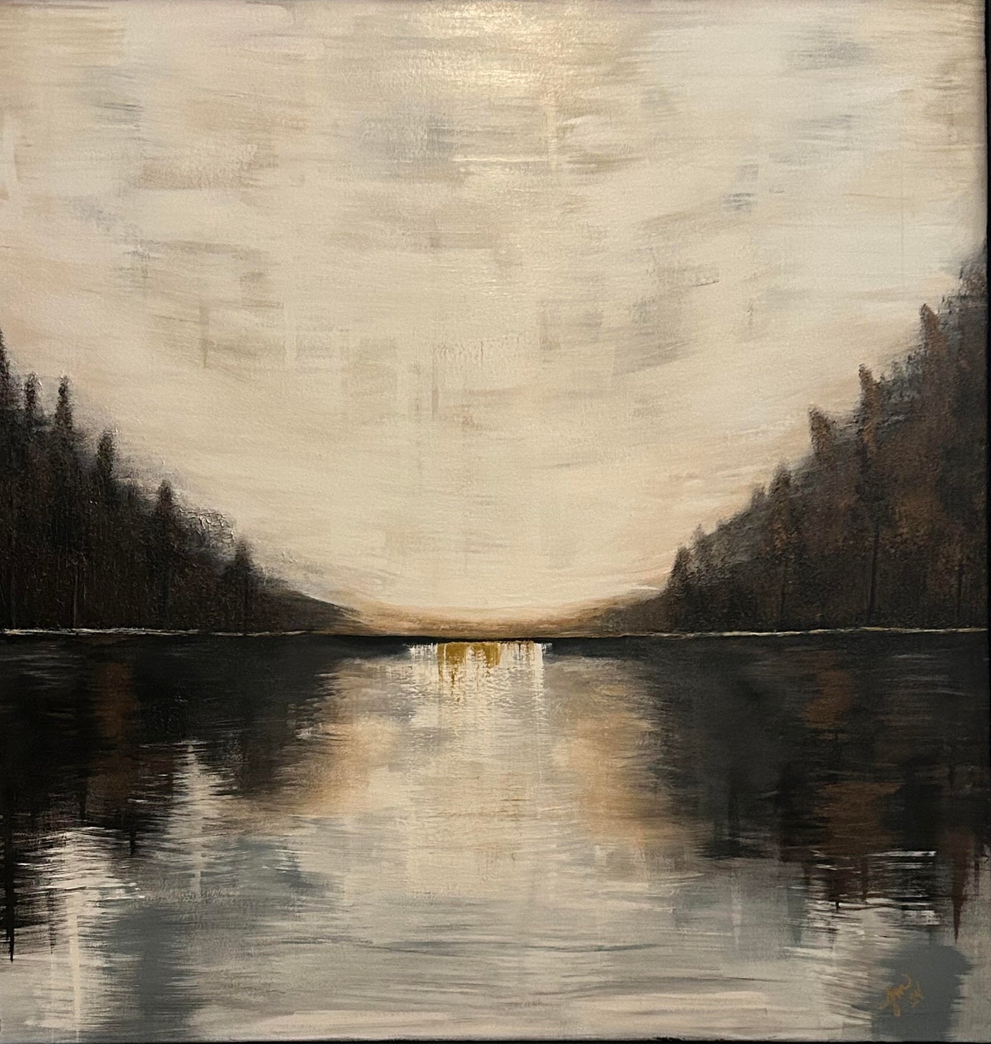 Deep, 2025, acrylic on canvas, 40 x 30 in. / 101.6 x 76.2 cm.