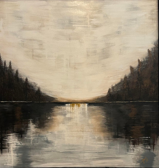Deep, 2025, acrylic on canvas, 40 x 30 in. / 101.6 x 76.2 cm.