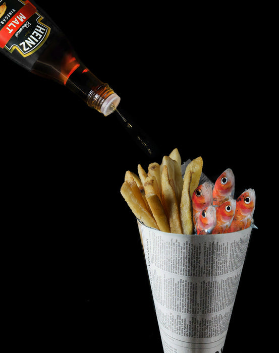 Fish 'n' Chips, 2021, photograph, 20 x 24 in. / 50.8 x 60.96 cm.