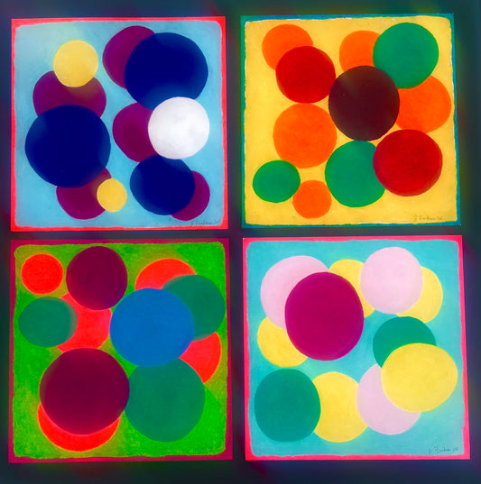 05. 07. 25., 2025, oil pastel on cotton paper, 30 x 30 in. / 76.2 x 76.2 cm.