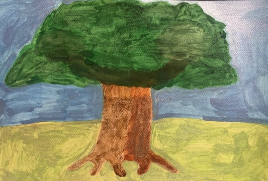 Tree, 2025, watercolor, 24 x 18 in. / 60.96 x 45.72 cm.