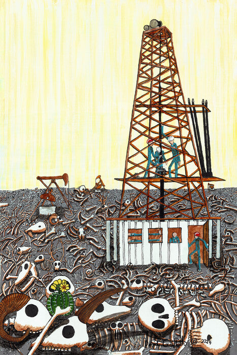 Gold Mine, 2024, acrylic on canvas, 36 x 24 in. / 91.44 x 60.96 cm.