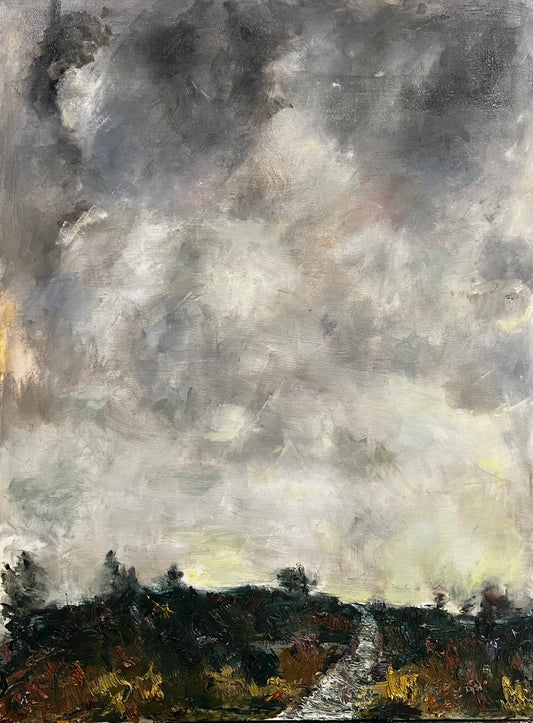 The Storm, 2025, oil on canvas, 40 x 30 in. / 101.6 x 76.2 cm.