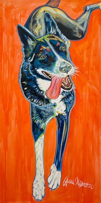 Hamish, 2024, acrylic, 36 x 54 in. / 91.44 x 137.16 cm.