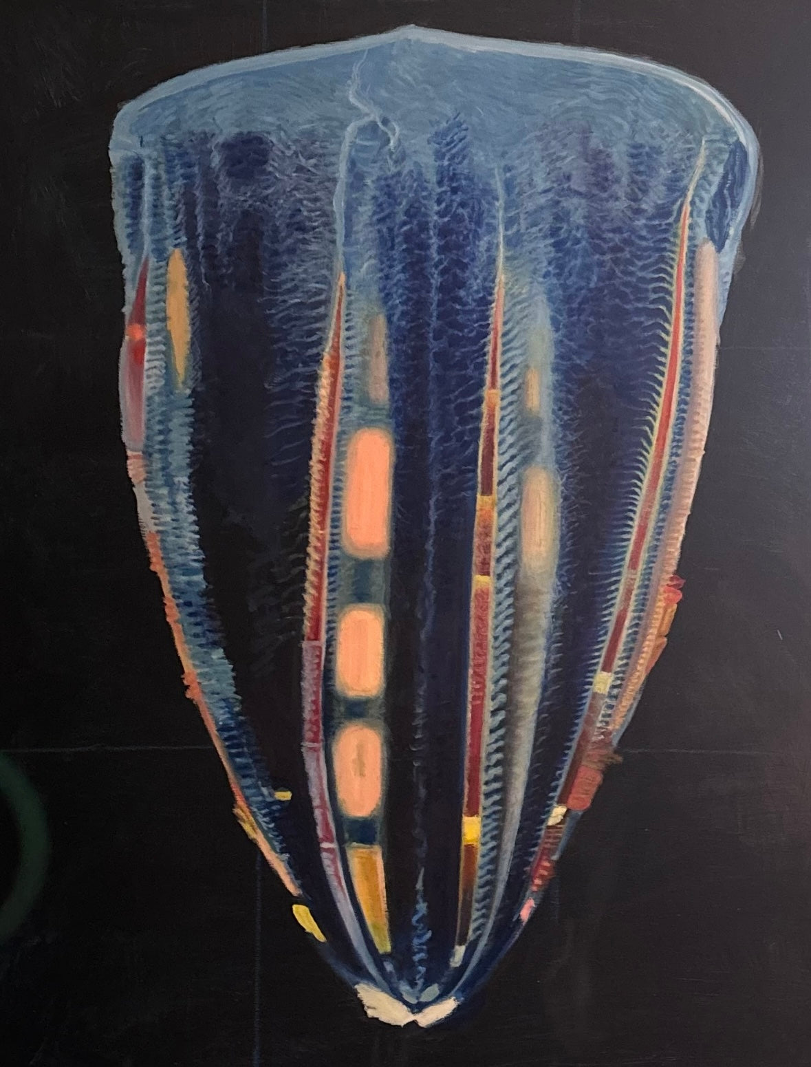 Comb Jelly, 2023, oil on canvas, 48 x 36 in. / 121.92 x 91.44 cm.