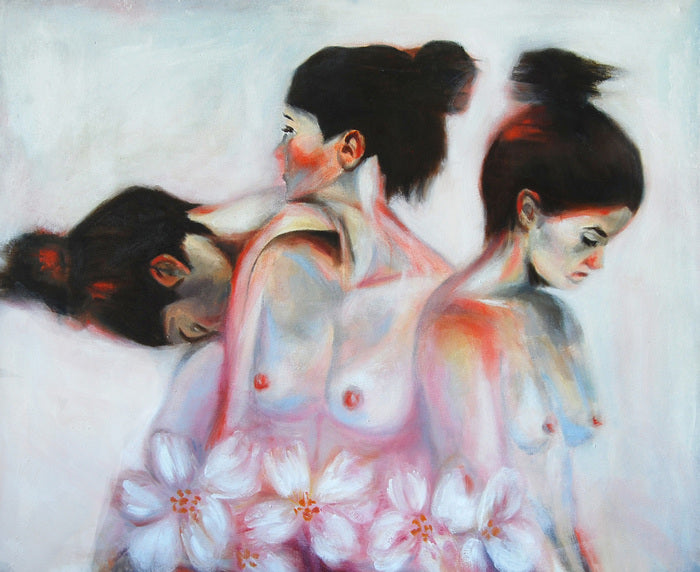 Echoes in Bloom, 2025, oil on canvas, 30 x 24 in. / 76.2 x 60.96 cm.