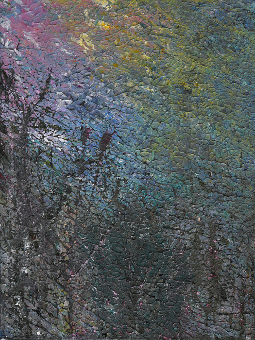 Marsh in Autumn, 2021, mixed media on canvas, 16 x 12 in. / 40.64 x 30.48 cm.