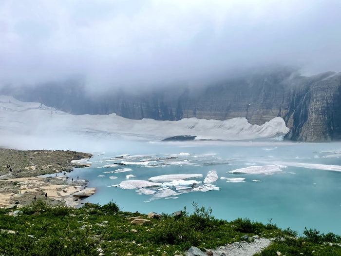 One of the Last Glaciers, 2021, digital color print, 11 x 14 in. / 27.94 x 35.56 cm.