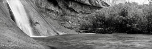 Colorado Waterfall, 2002, photography, 13 x 27 in. / 33.02 x 68.58 cm.