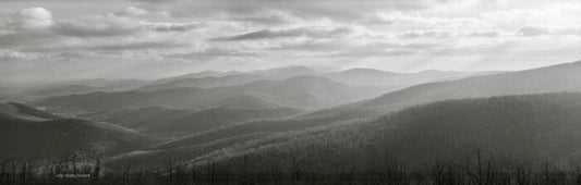 Shenandoah National Park, 2017, photography, 6 x 17 in. / 15.24 x 43.18 cm.
