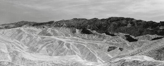 Death Valley Nevada, 2017, photography, 6 x 17 in. / 15.24 x 43.18 cm.
