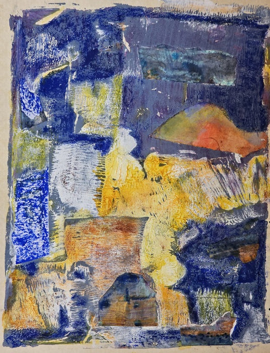 I'm Out in the Garden, 2024, acrylic, 11 x 8.5 in. / 27.94 x 21.59 cm.