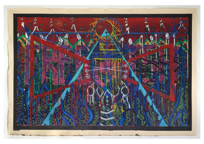 J19, 2026, mixed media, 72 x 48 in. / 182.88 x 121.92 cm.